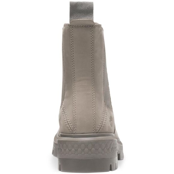 Timberland Womens Cortina Valley Taupe Nubuck Pull On Ankle Boots Boots Used - Picture 3 of 6